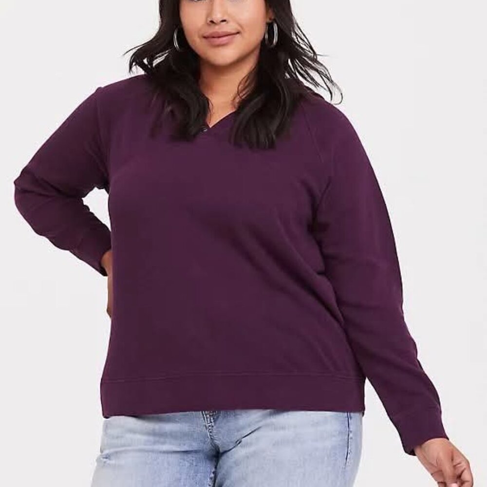Torrid hooded maroon sweatshirt
